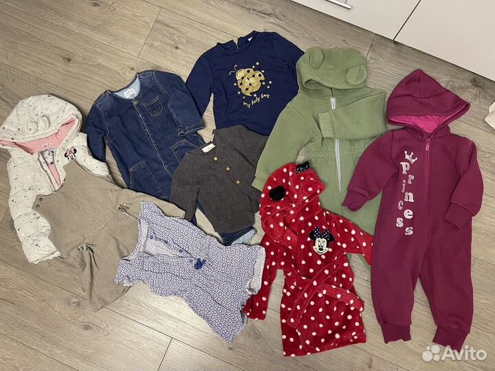 Вещи пакетом на девочку 86 92- 98