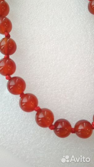 Бусы коралл