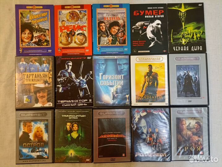 DVD фильмы и мультфильмы