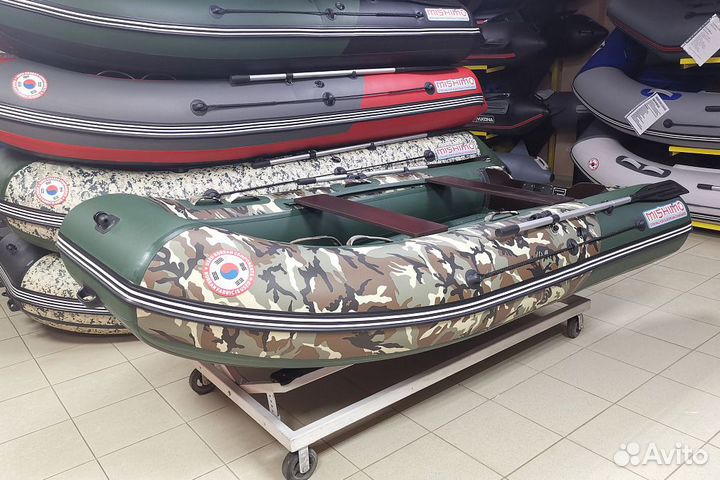Лодка mishimo PRO 400 (Камуфляж пиксель)