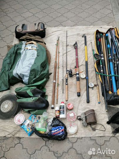 Летние рыболовные снасти бу