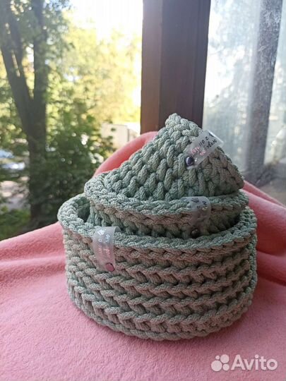 Корзины из полиэфирного шнура