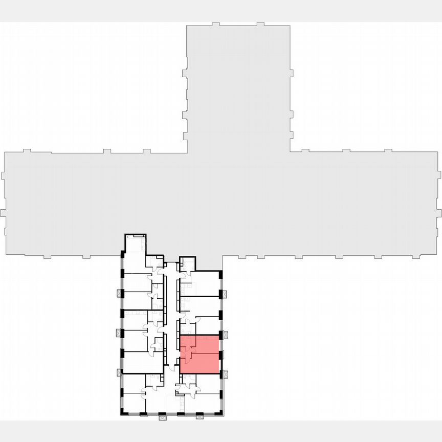 1-к. апартаменты, 36,8 м², 20/30 эт.