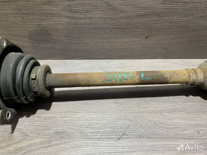 Привод левый Рено Симбол 1 МКПП