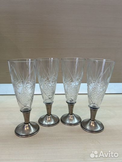Рюмка хрусталь 4 шт