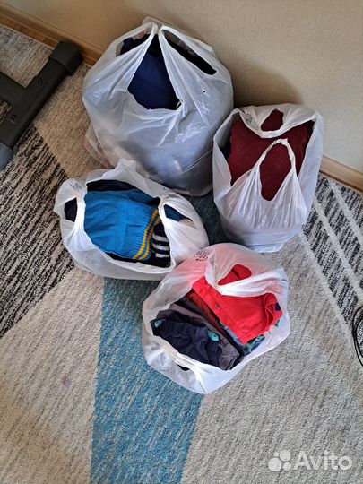 Детские вещи пакетом от 120 см до 146 см