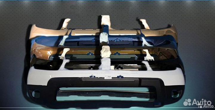 Бампер передний Duster в цвет (Все цвета)