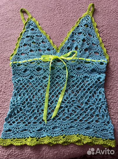 Вязаный топ для девочки