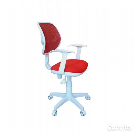 Кресло компьютерное Сатурн W, белый пластик