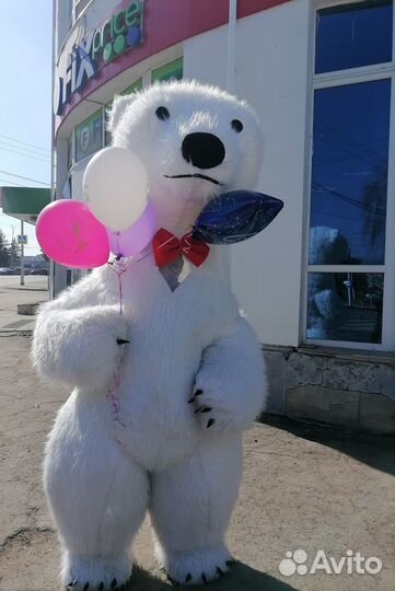 Поздравление от Белого Мишки или Зайца