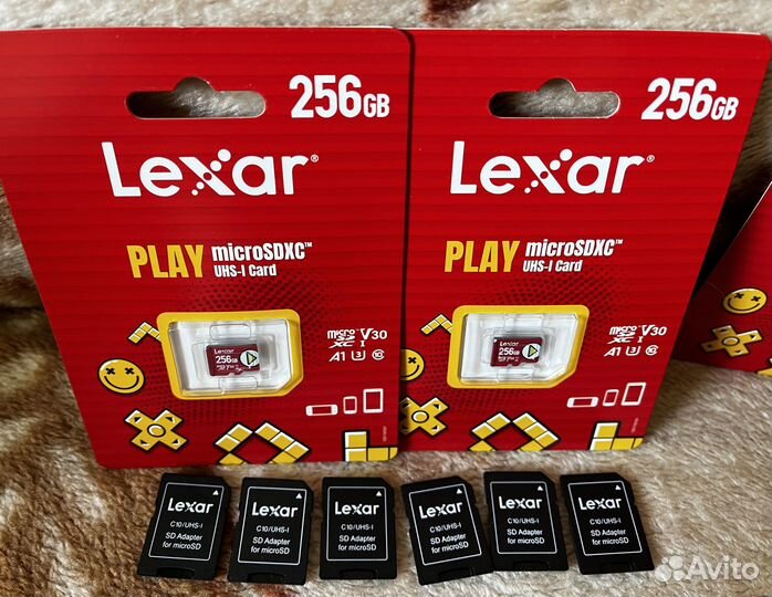 Карта памяти Lexar Play microSD 256 Gb