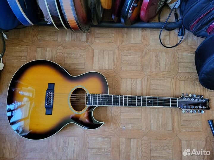 1989 Washburn EA 40 - 12 Sunburst Япония Двенашка