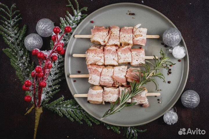 Шашлычки из гребешка