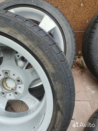 Шины с дисками bmw R17 Bridgestone potenza re50a