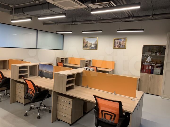 Меблированный Офис, 41 м² в бц 