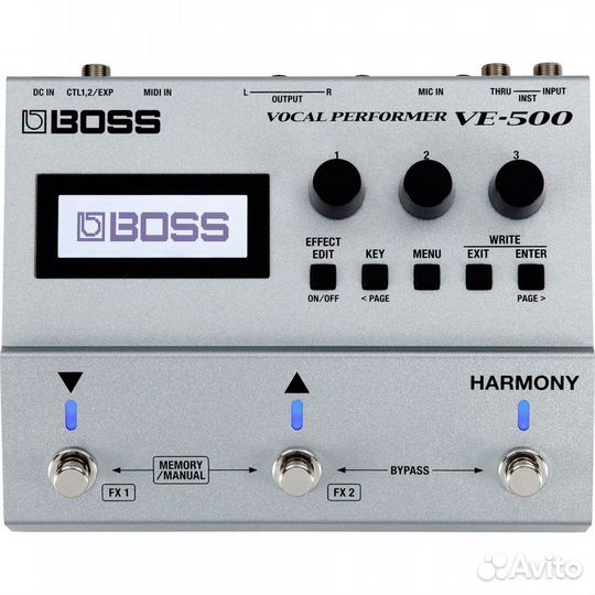 Boss VE-500 Vocal Performer вокальный процессор