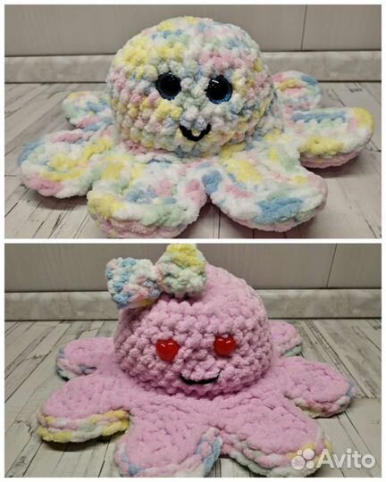 Игрушка-вывернушка Осьминог на заказ