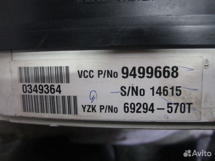 Панель приборов Volvo S80 2.8 1998-2003