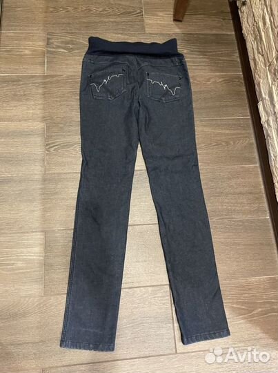 Джинсы для беременных утеплённые, 46 размер