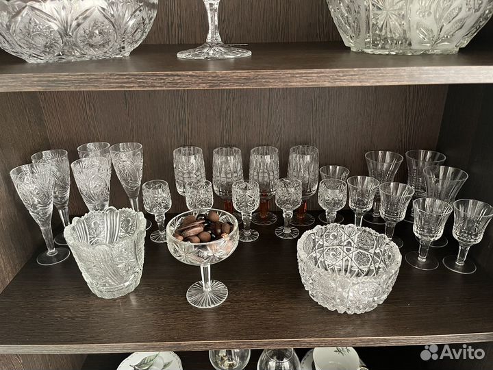 Набор хрустальной посуды