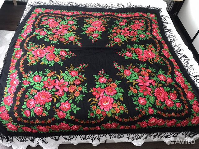 Павловопосадский платок шаль