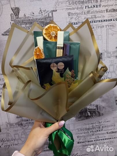 Букет из чая и кофе