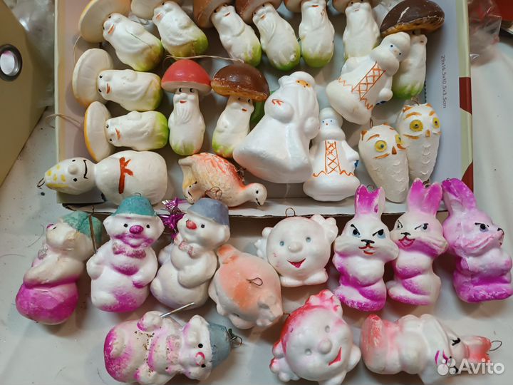 СССР ёлочные игрушки гирлянда