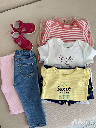 Детские вещи пакетом на девочку 80