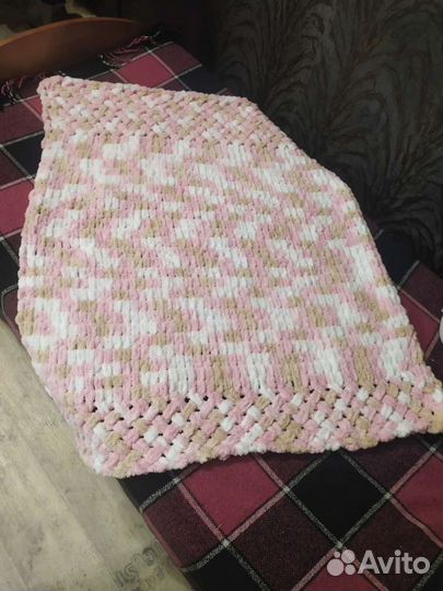 Плед детский из alize puffy