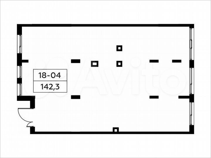 Аренда, торговое помещение, площадь 142.3 кв.м