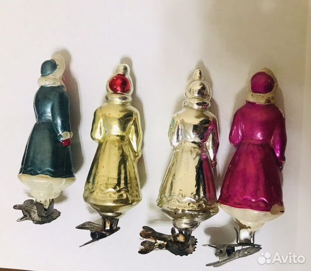 Снегурочка елочная игрушка на прищепке СССР