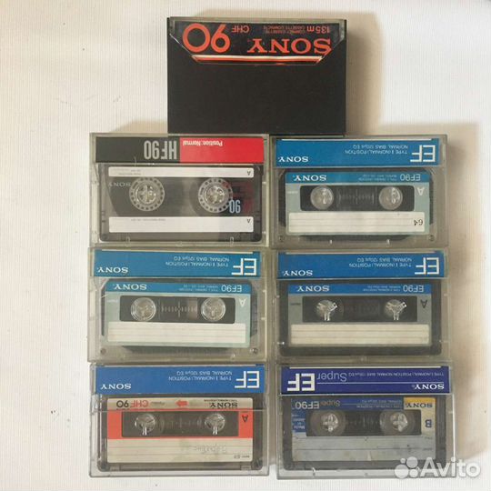 Аудикассеты с записью + одна новая