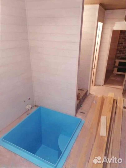 Пластиковая купель квадратная от производителя