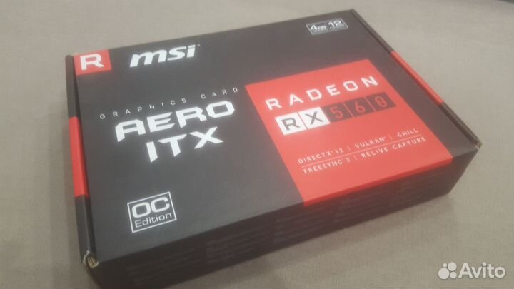 Видеокарта Amd Radeon rx560 4GB