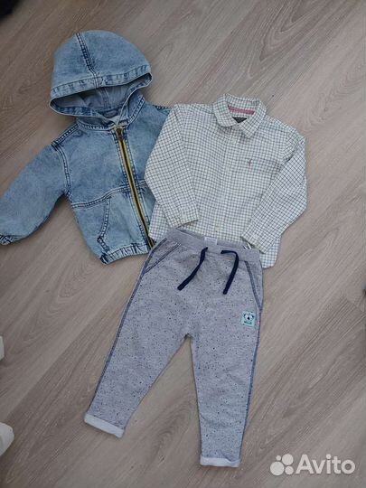 Вещи пакетом на мальчика 80 86