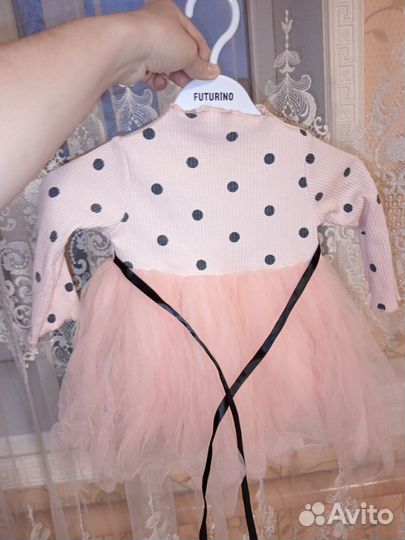 Платье для девочки 92