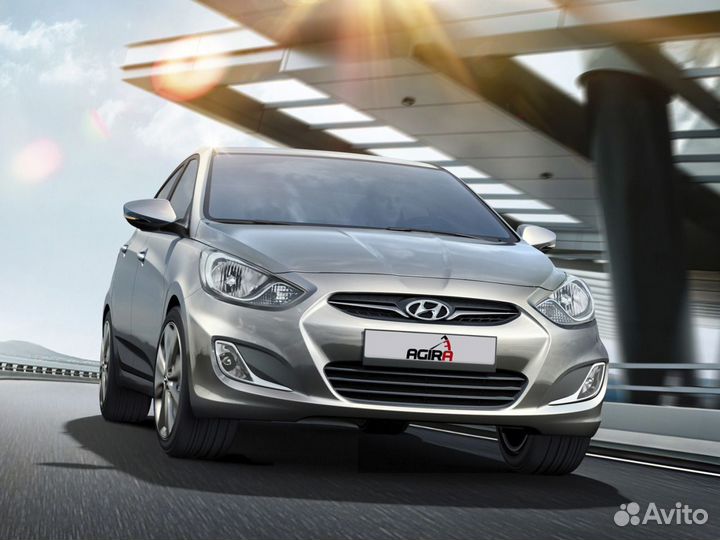 Радиатор кондиционера Hyundai Solaris 1 2011-2017