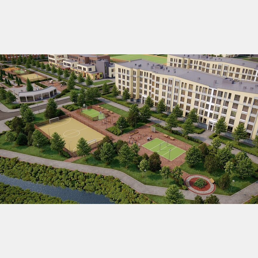 1-к. квартира, 39,1 м², 3/5 эт.