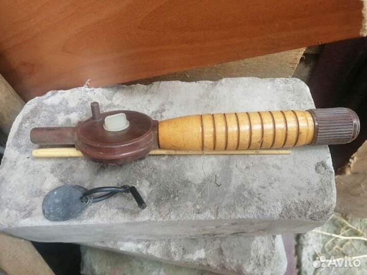 Удочка с грузилом