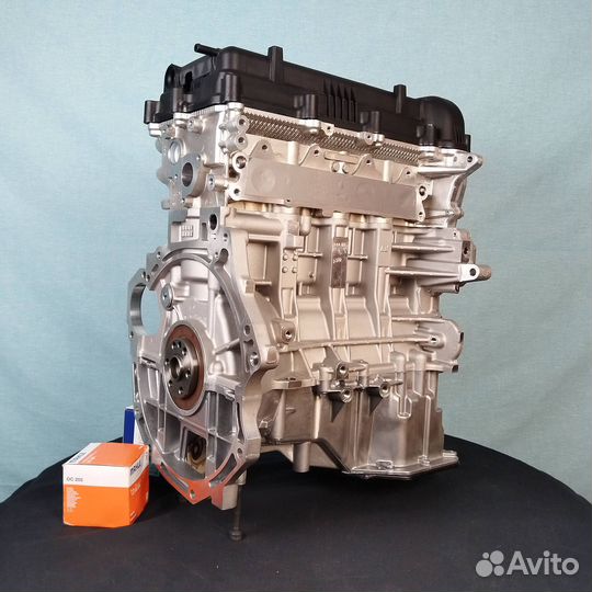 Новый двигатель на Hyundai solaris kia rio g4fa