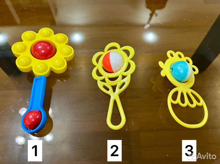 Игрушки СССР (погремушки и мелкие игрушки)