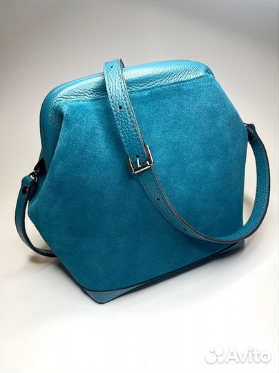Сумка натуральная кожа через плечо
