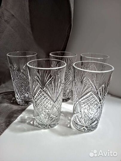 Фужеры салатницы вазы хрусталь СССР винтаж