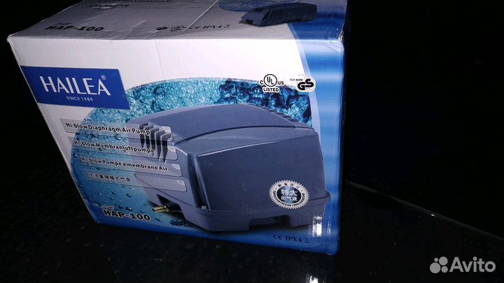 Мембранный компрессор Хайлея hailea для пруда для