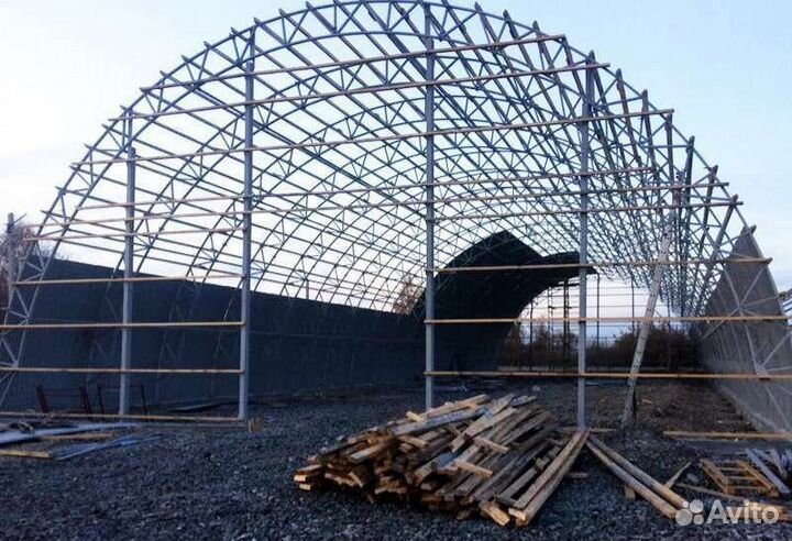 Строительство складов, ангаров, теплиц