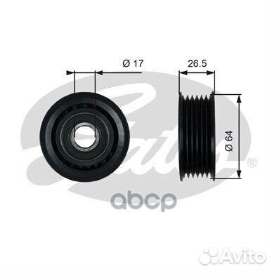 Ролик обводной MB W203 2.0CDi-2.7CDi,Audi A4/A6