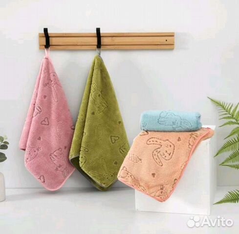 Полотенце для кухни, рук, лица 35х75, микрофибра