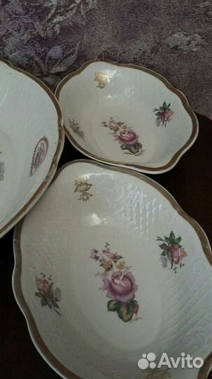 Блюдо в количестве пяти штук-50-60годы