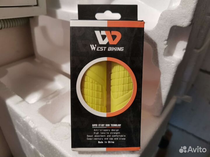 Грипсы желтые как Ergon GE1 Evo