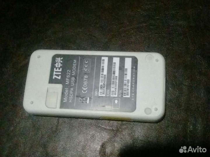 Модем mf 622 zte